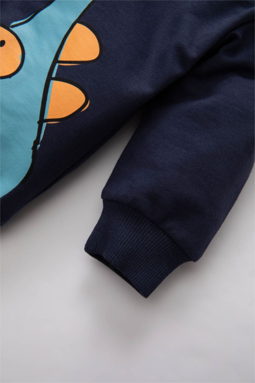 BÉBÉ GARÇON Marin Ensemble De Sweatshirt Imprimé à Dinosaure et Jogging Pour Bébé Garçon