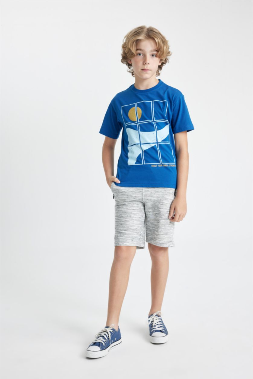 Young Boys - Teen Boys Grey Boy Zipper Pocket Shorts