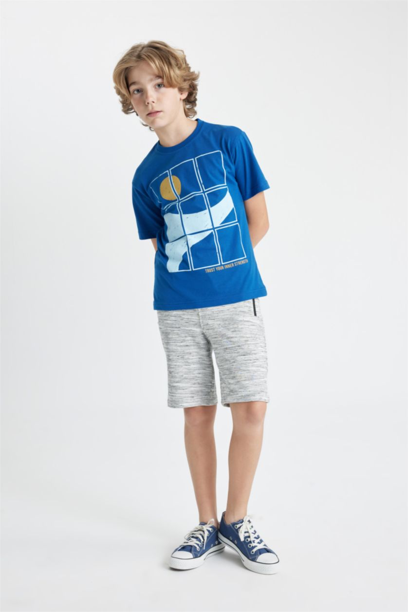 Young Boys - Teen Boys Grey Boy Zipper Pocket Shorts