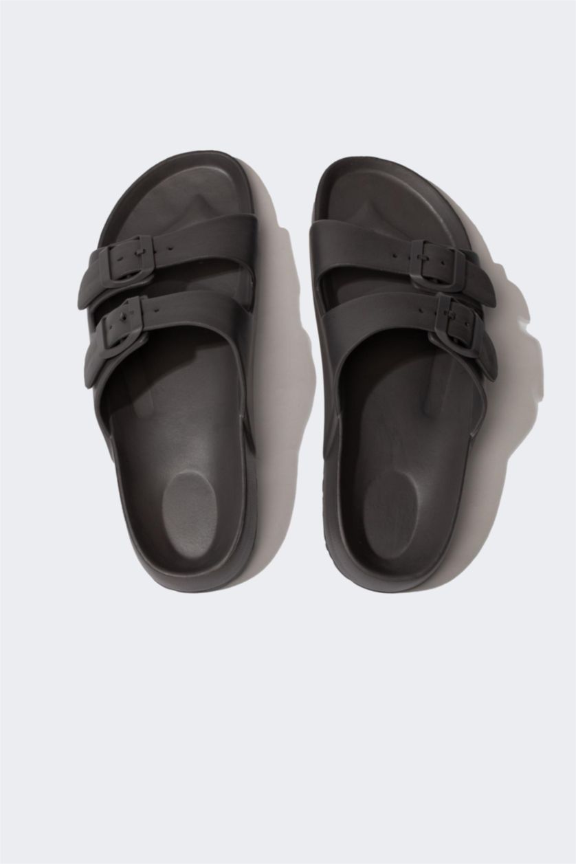 رجال أنثرا شبشب رجالي إيفا بكعب مسطح بشريط مزدوج