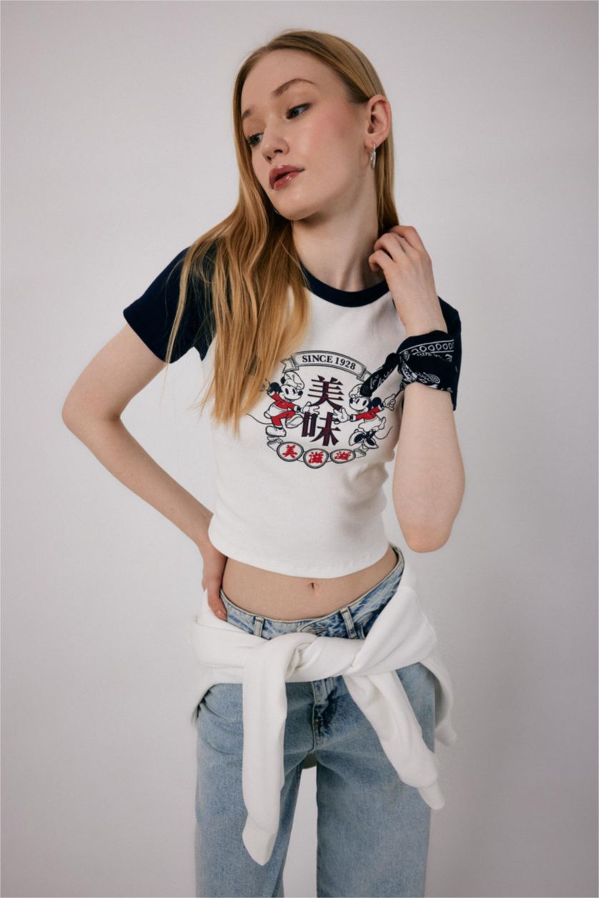 Женщины Кремовый Футболка Disney Mickey & Minnie, Coool