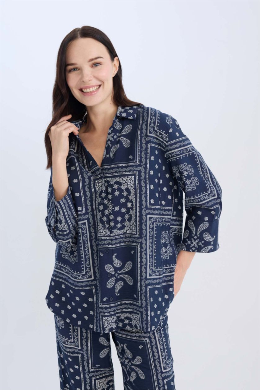 Әйелдерге әскери-теңіз қалыпты пішім Ұзын жеңді көйлек