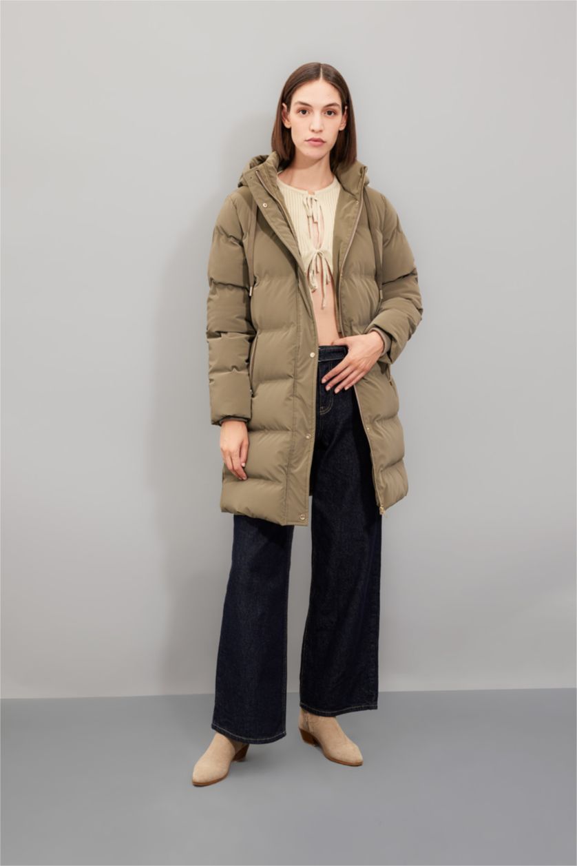 Kadın Haki Parka