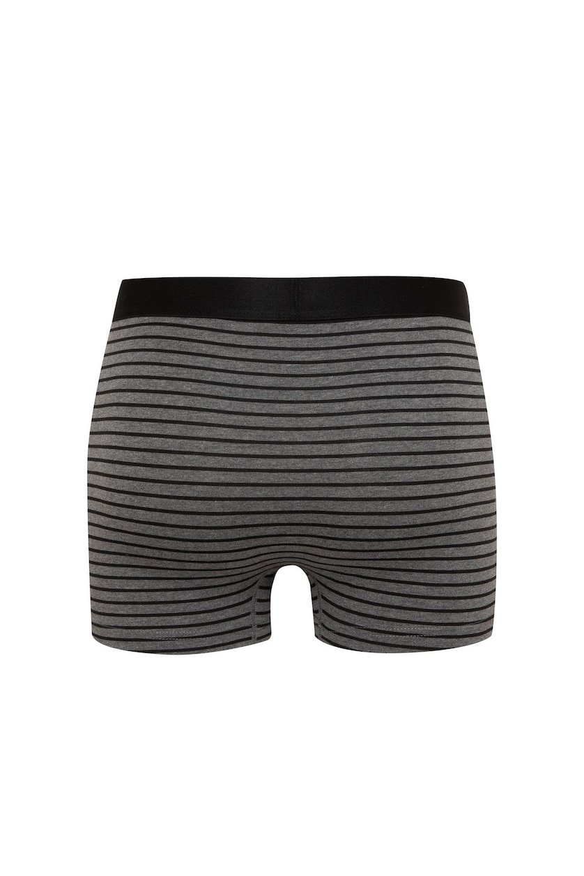 Erkek Siyah Regular Fıt 3'lü Boxer