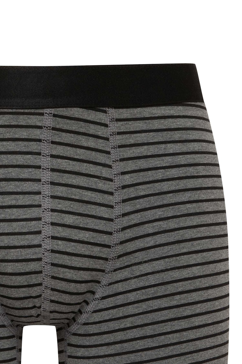 Erkek Siyah Regular Fıt 3'lü Boxer