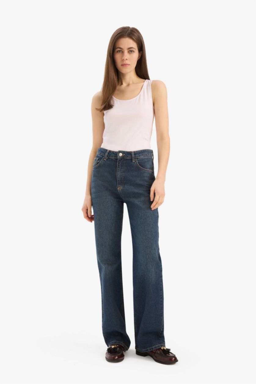 FEMME Blanc Débardeur basique slim à col rond