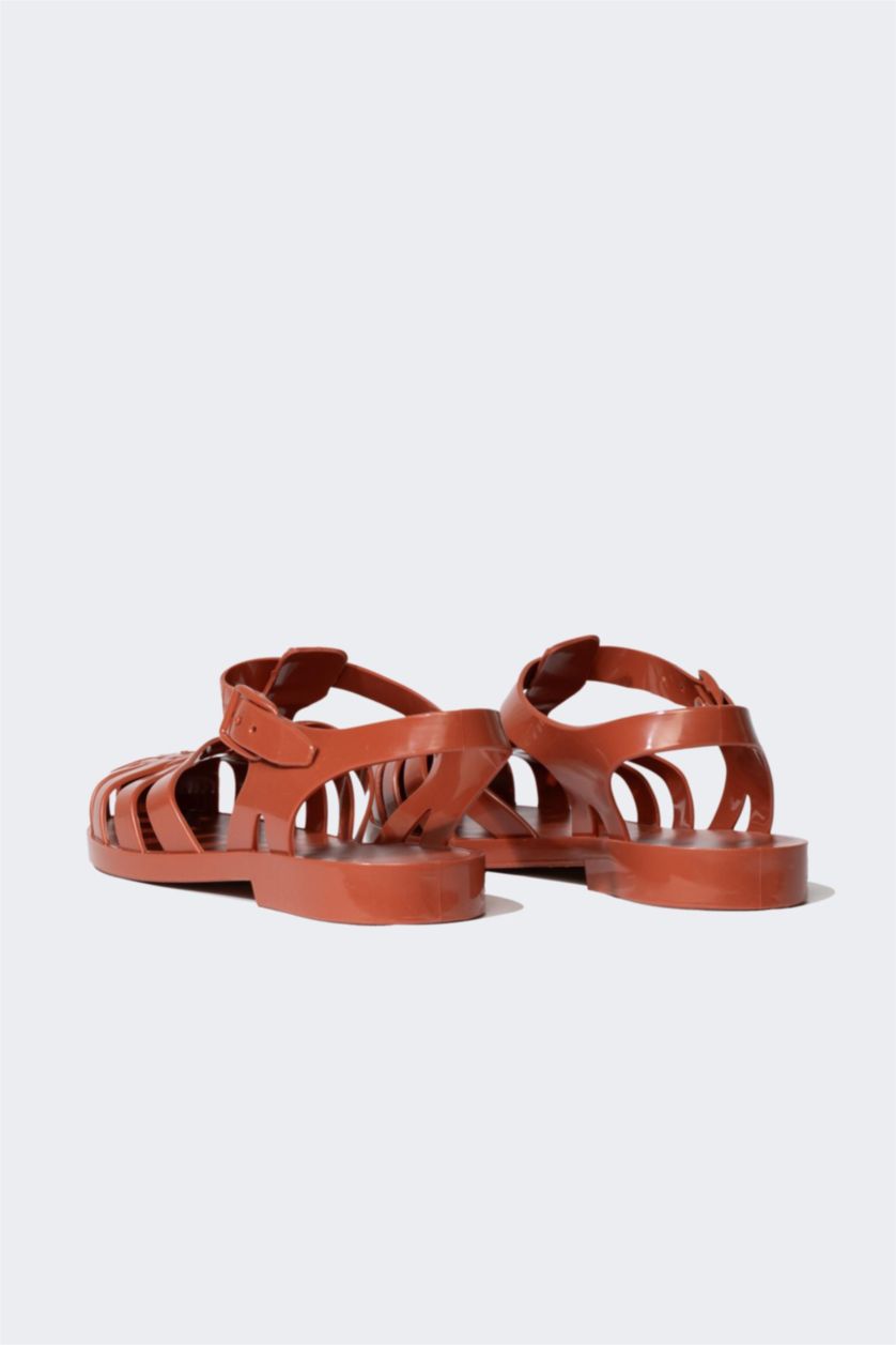 Woman Cinnamon Woman Flat Heel Sandals