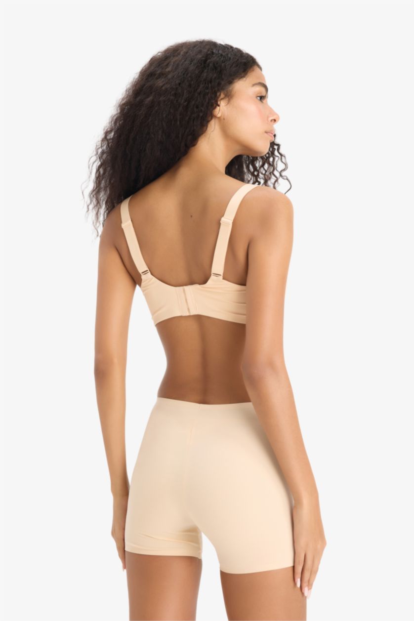 Kadın Bej Micro Şort Korse
