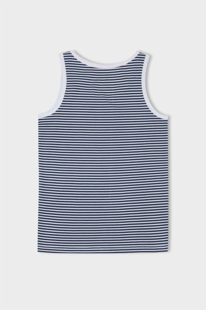 BOYS & TEENS Indigo Boy 2 piece Regular Fit Cotton Tank Top