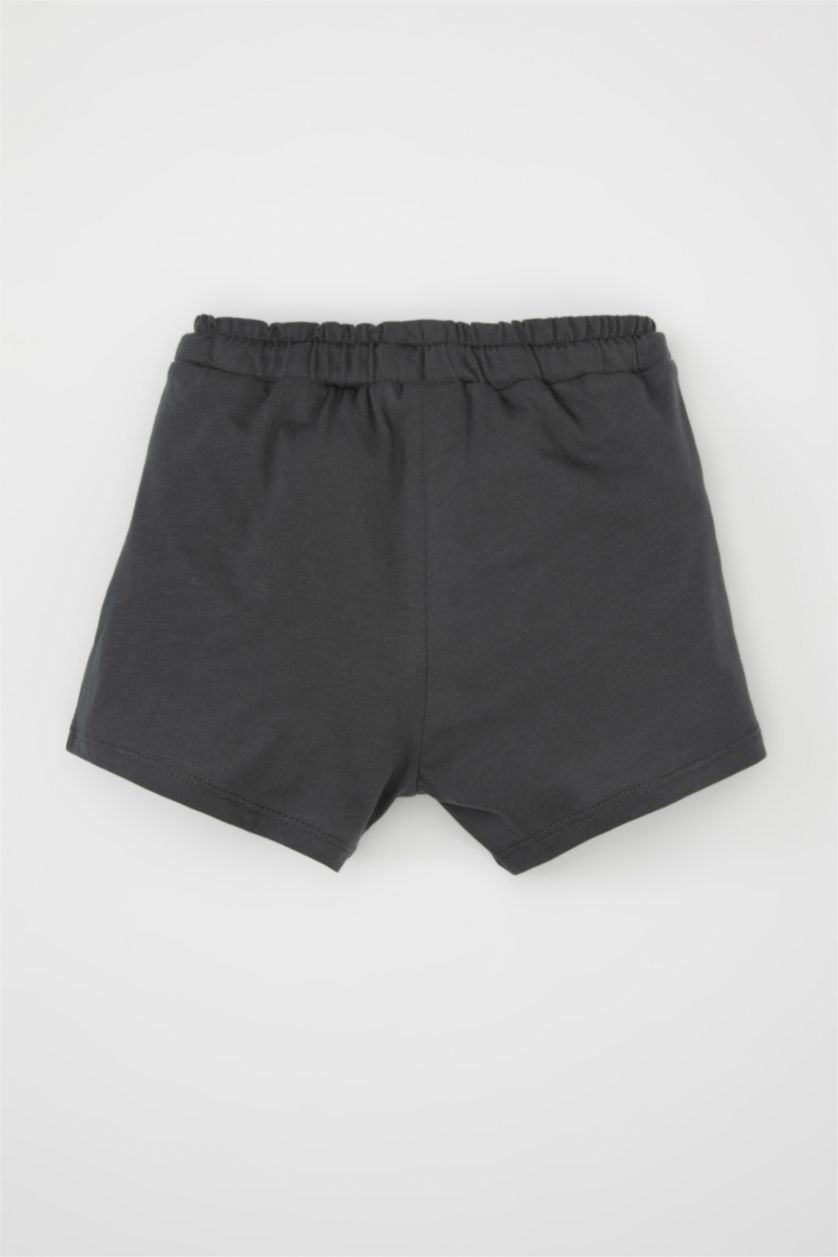 BABY BOY Anthracite Baby Boy Printed Shorts
