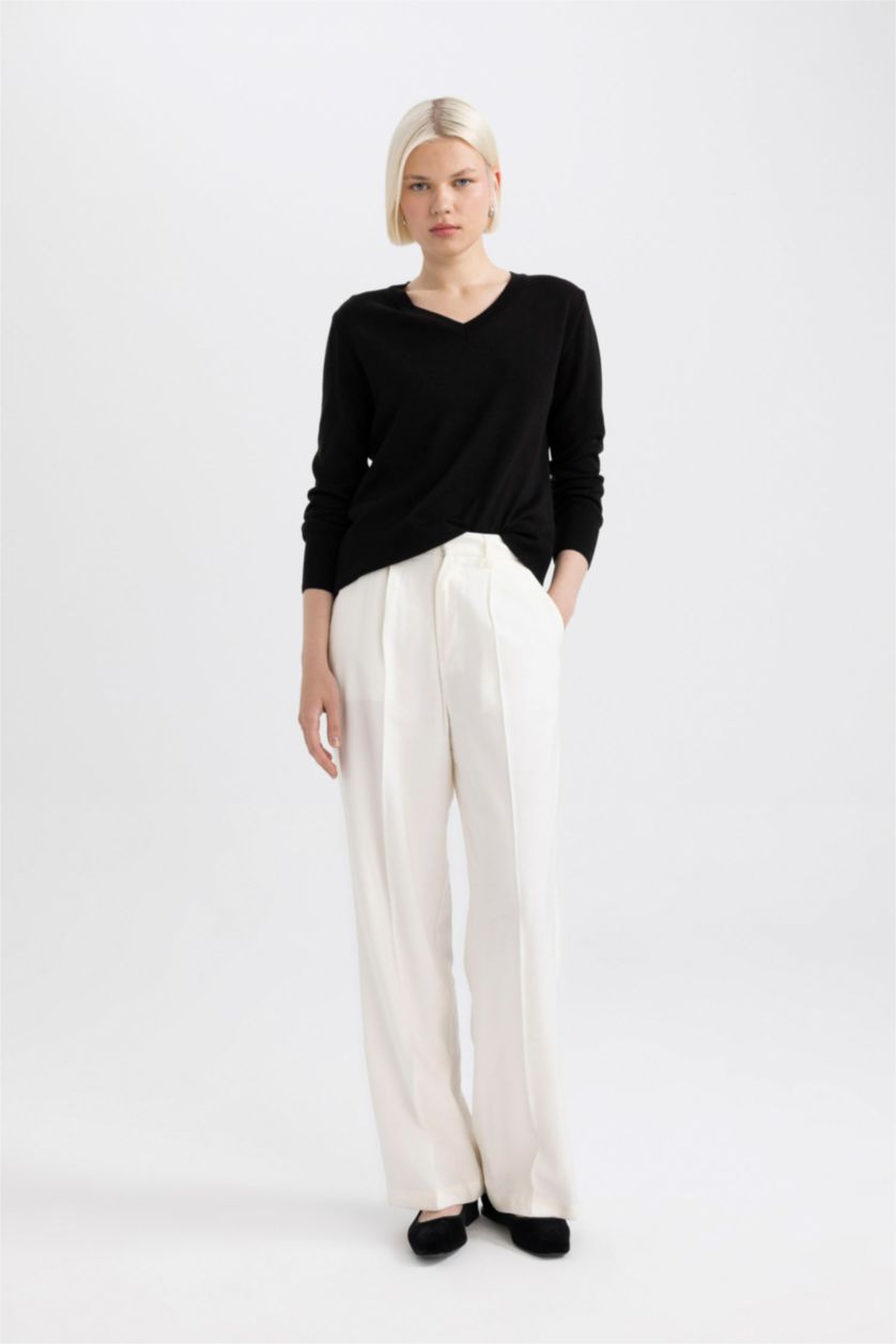 WOMAN Black Relax Fit Knitwear Pullover