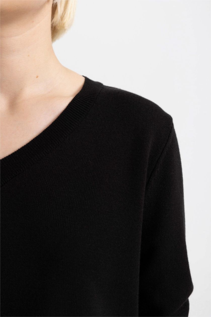WOMAN Black Relax Fit Knitwear Pullover