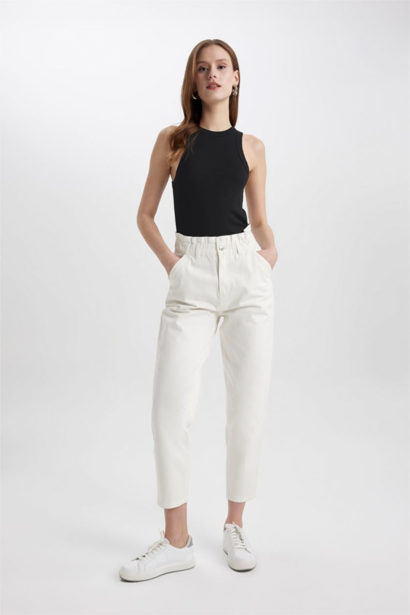 FEMME Noir Débardeur Slim Gainant Col Halter