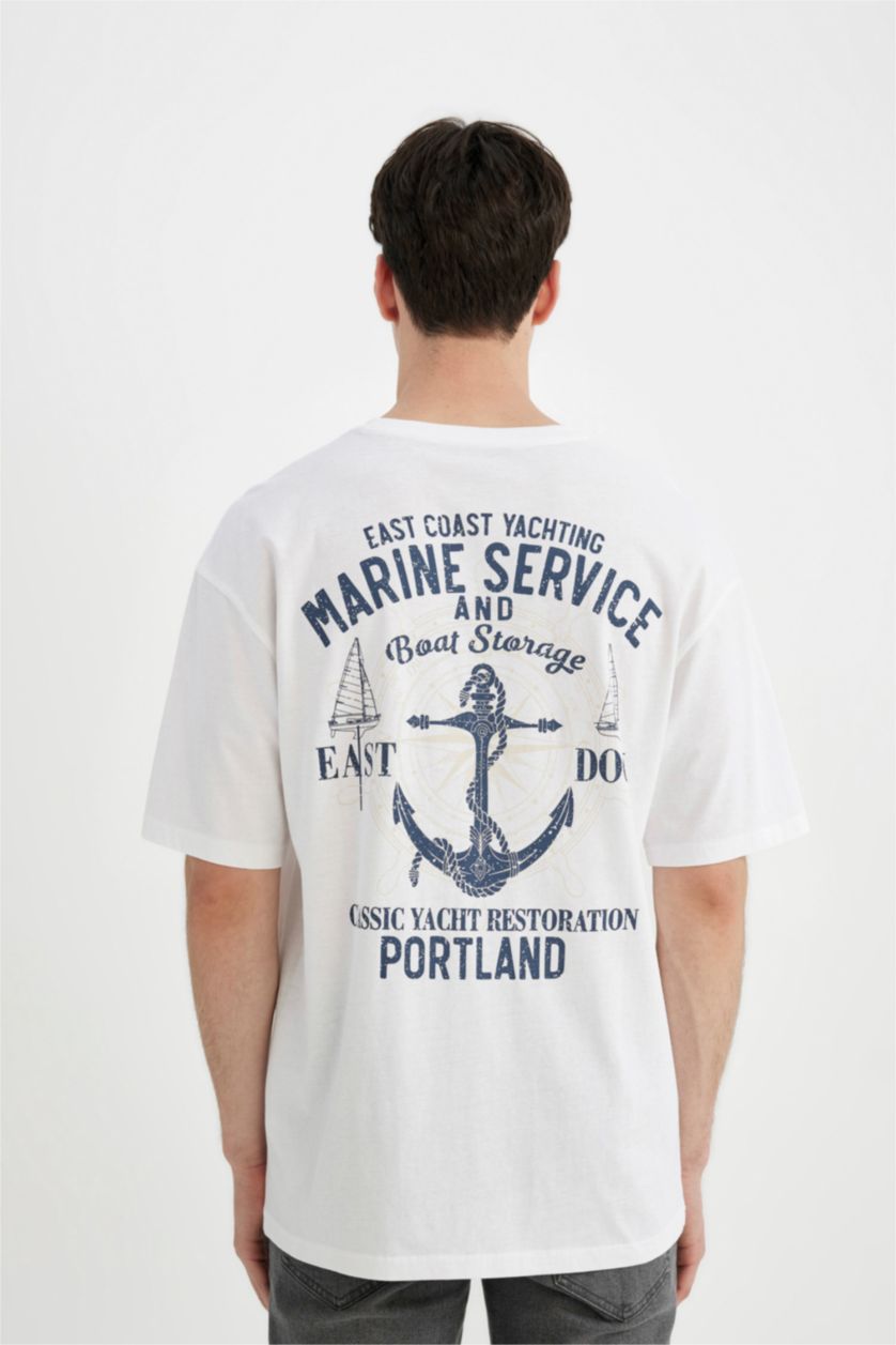 HOMME Blanc Coupe confort T-shirt à manches courtes