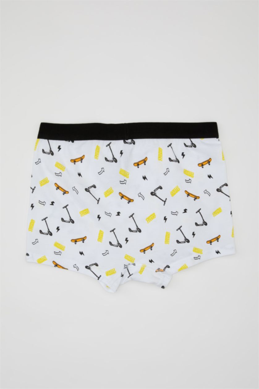 Erkek Çocuk - Genç Erkek Beyaz 3'lü Boxer Erkek Çocuk