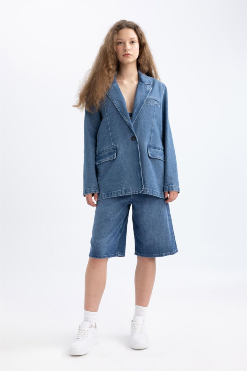 Әйелдерге Ашық Көк Бермуда