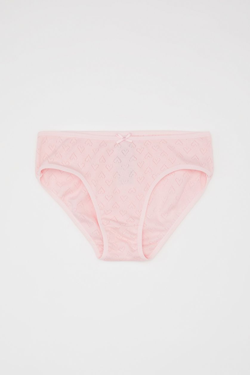 بنات أبيض كلوت بناتي سليب - 3 قطع