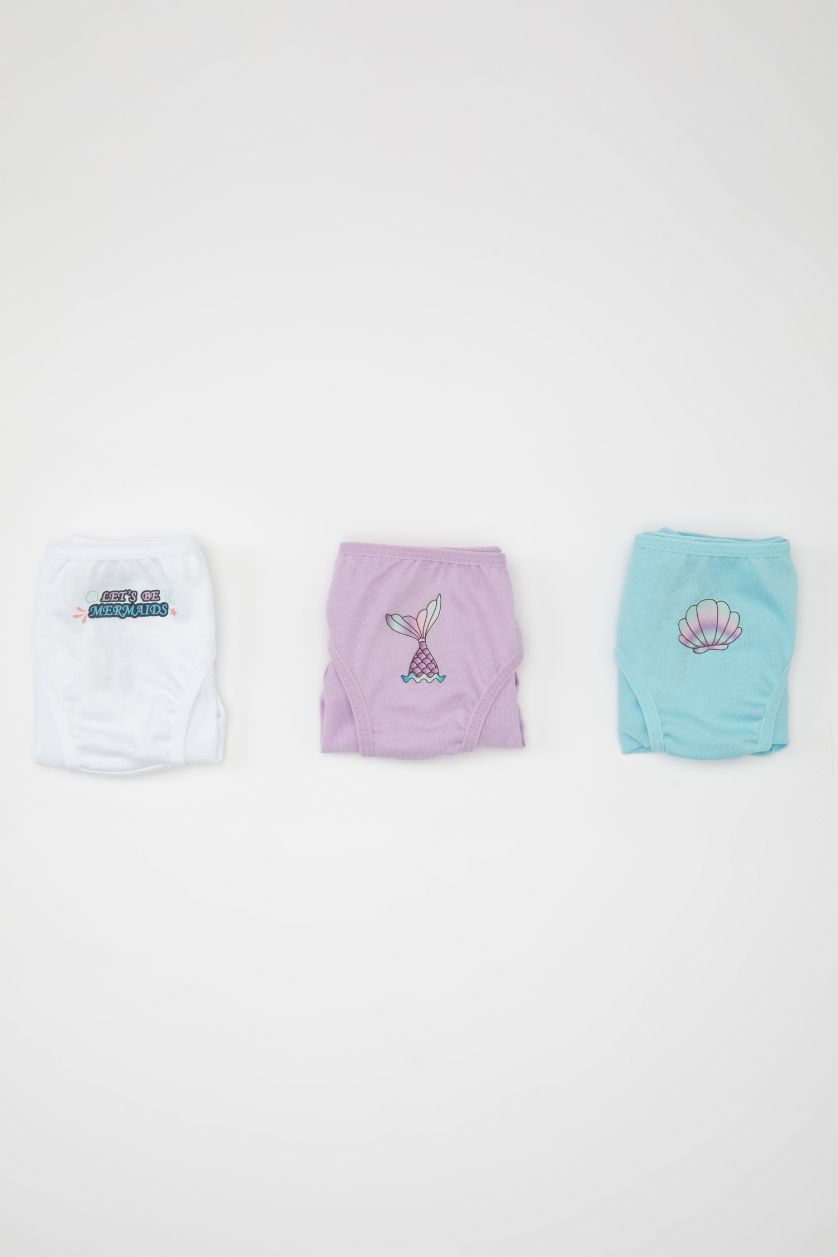 بنات أرجواني كلوت سليب بناتي - 3 قطع