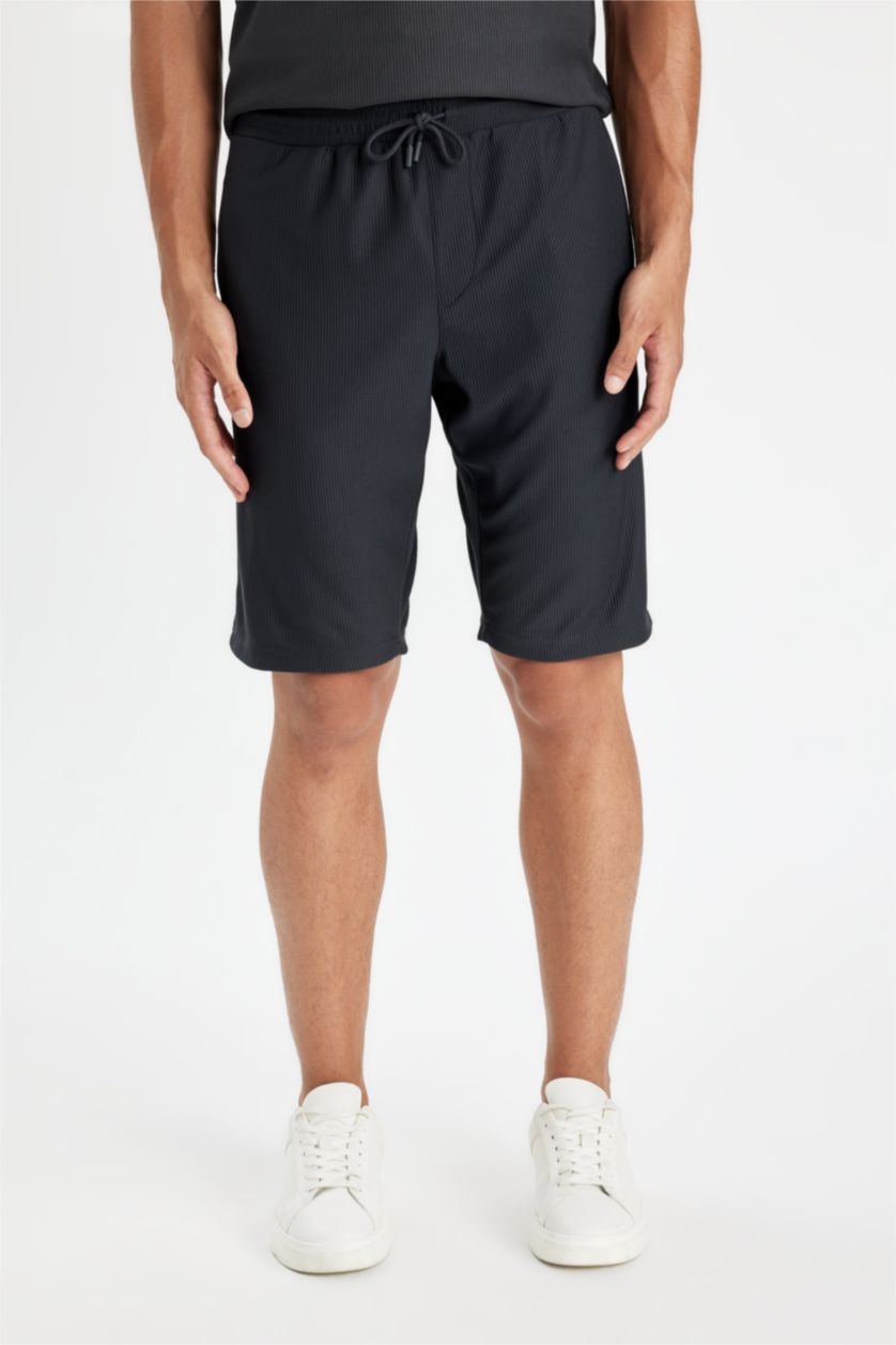 MAN Anthracite Regular Fit Bermuda Shorts