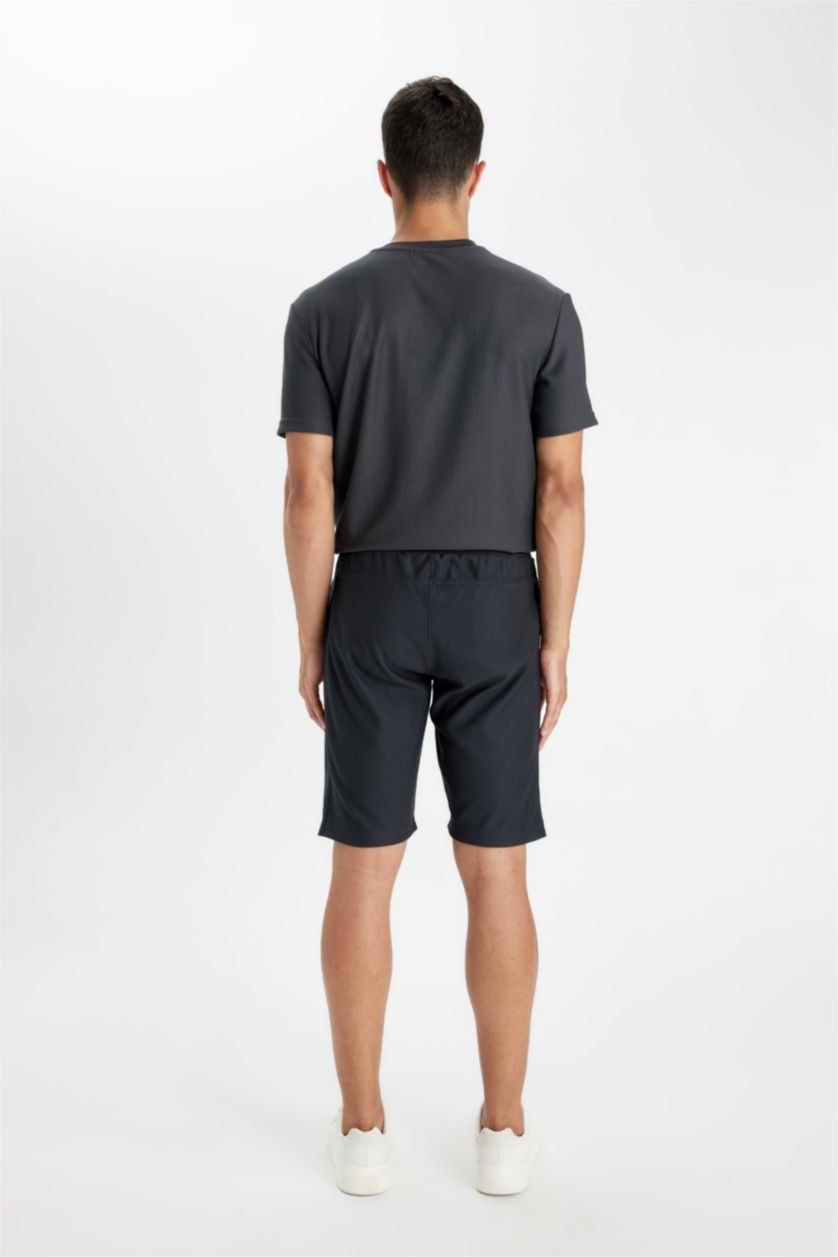 MAN Anthracite Regular Fit Bermuda Shorts