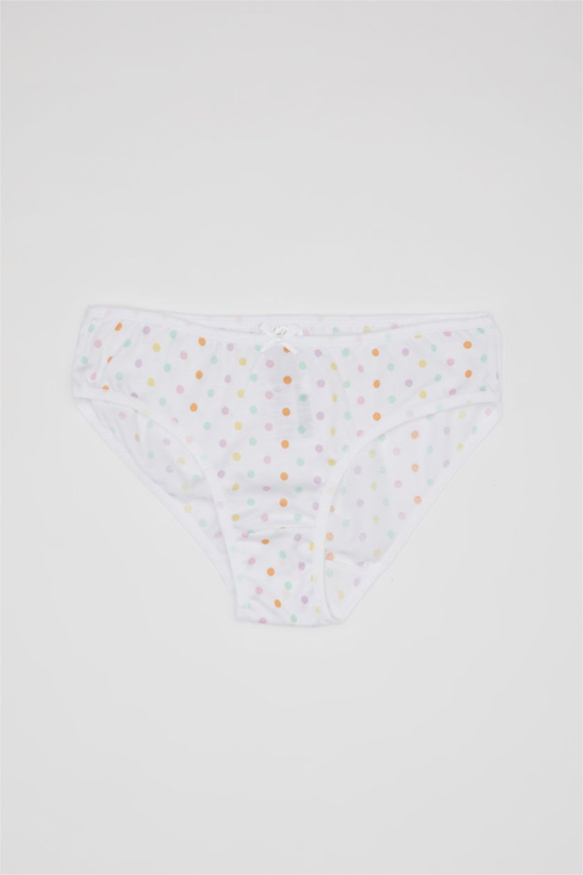 GIRLS & TEENS Yellow Girl 3 Piece Cotton Slip Panties