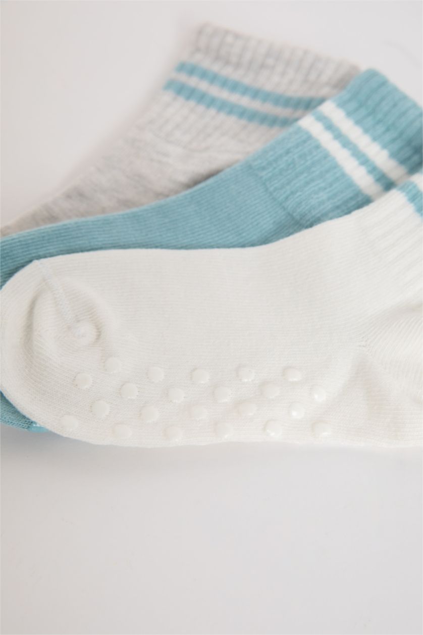 Сәби Ұл Түрлі түсті Сәби Ұл мақта 3 ұзын мойын