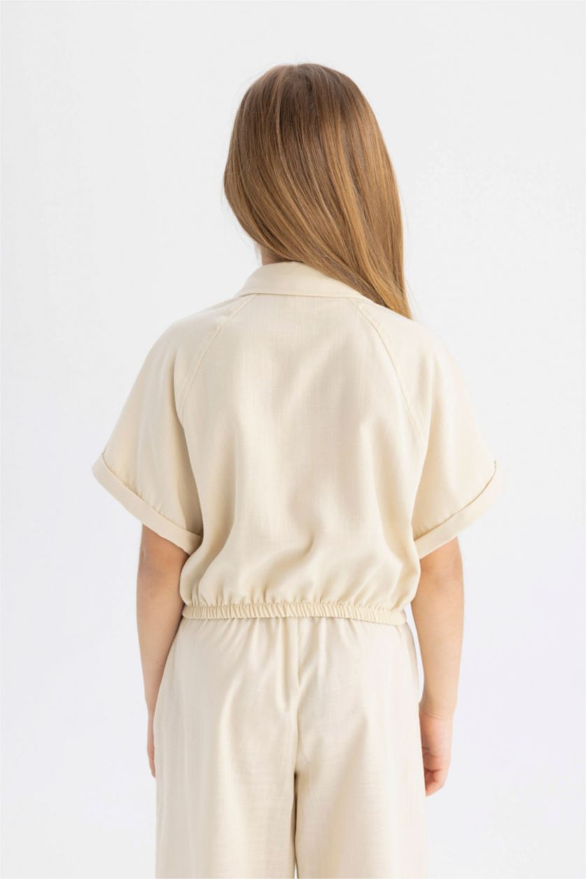 بناتي بيج فاتح قميص كروب بناتي نص كم قطن