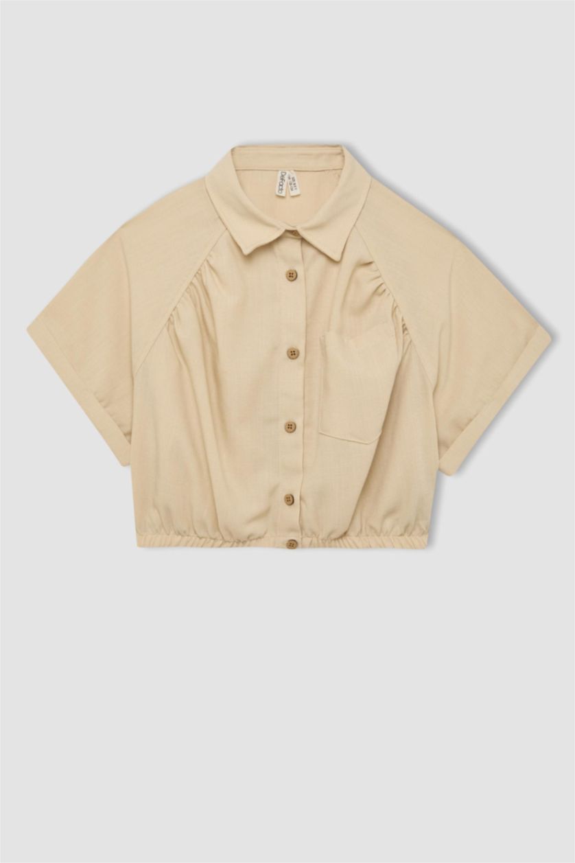 بناتي بيج فاتح قميص كروب بناتي نص كم قطن