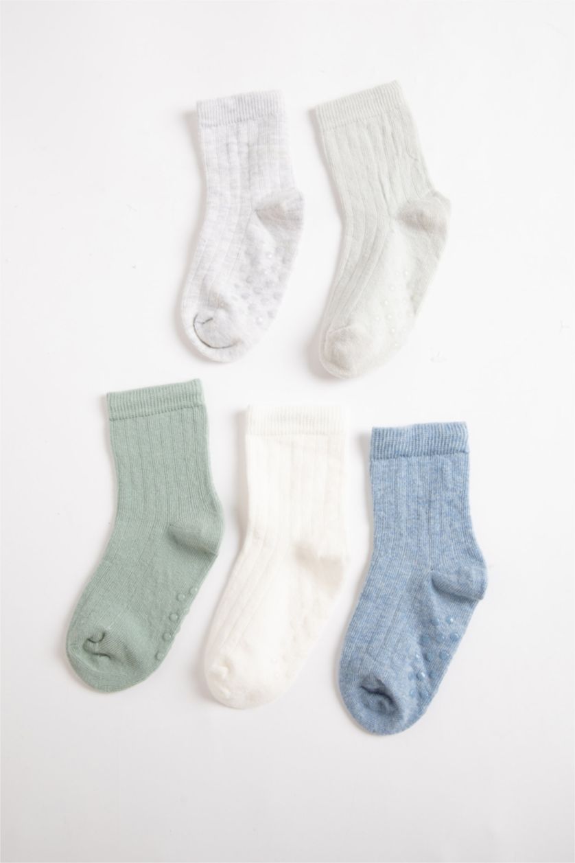 BABY BOY Karma Baby Boy Seamless 5 Piece Cotton Long Socks