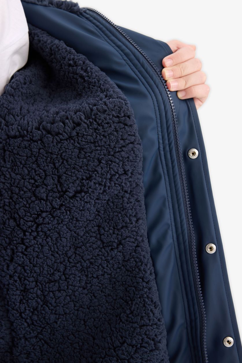 Ұлдар Және Жасөспірімдер әскери-теңіз Ұлдарға бас киімді шерпа Пальто