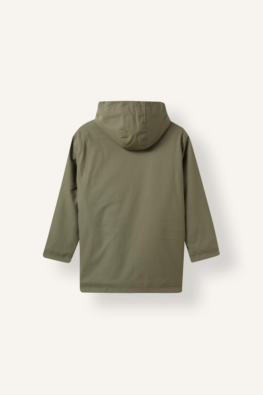 Young Boys - Teen Boys Light Khaki Boy Hooded Plush Puffer Jacket