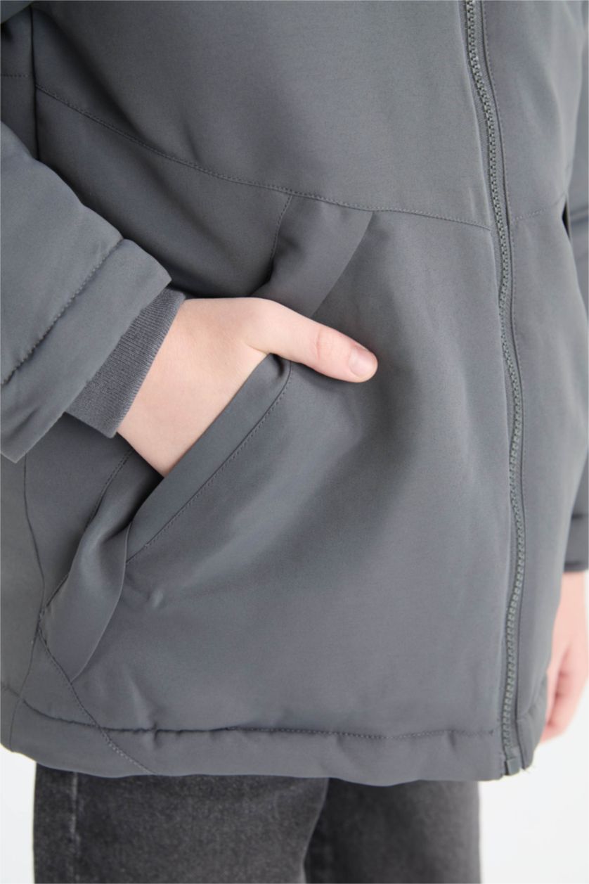 أولادي أنثرا جاكيت مطر اولادي وتر بروف بكابيشون