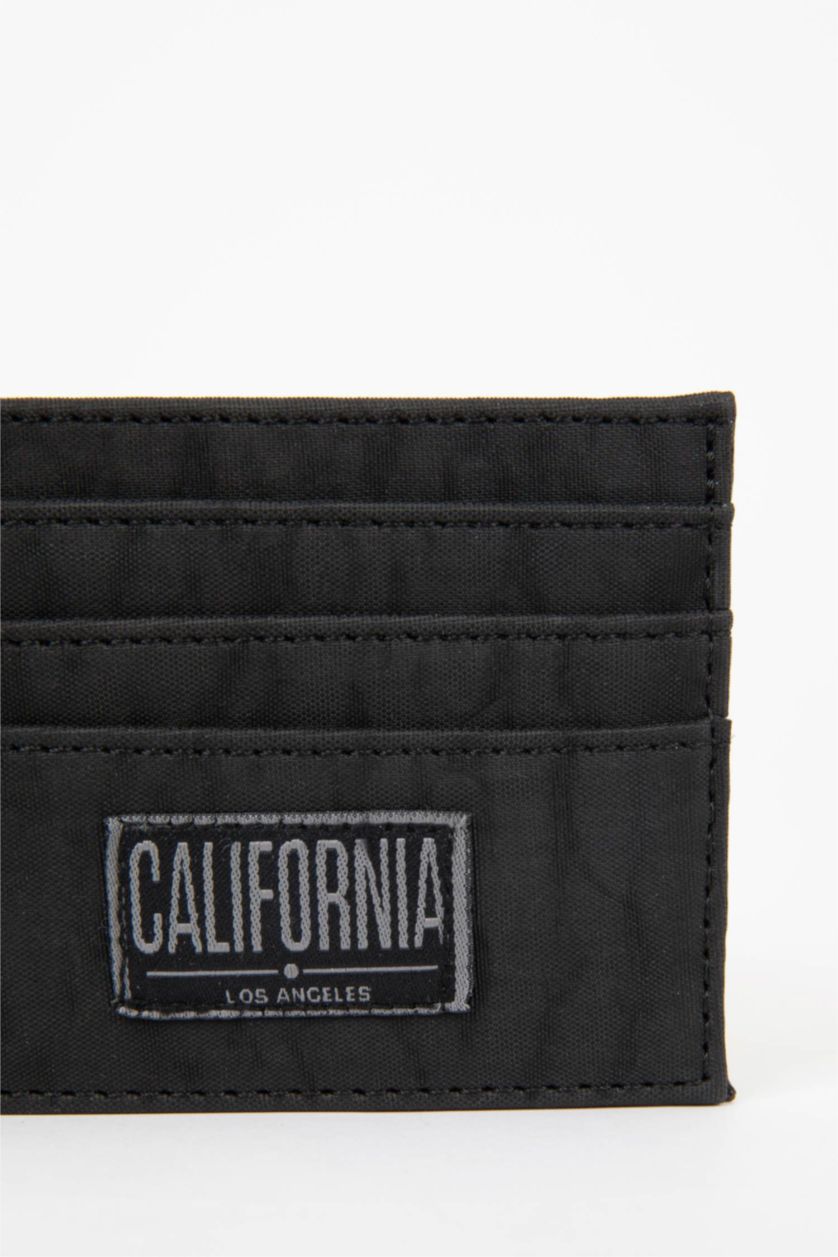 Erkek Siyah Erkek Krinkıl Kumaş Cüzdan