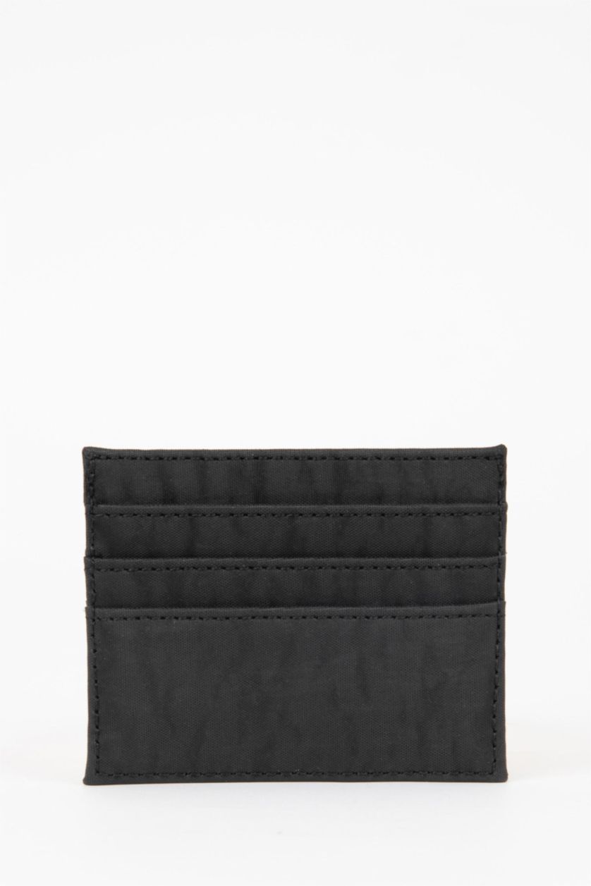 Erkek Siyah Erkek Krinkıl Kumaş Cüzdan