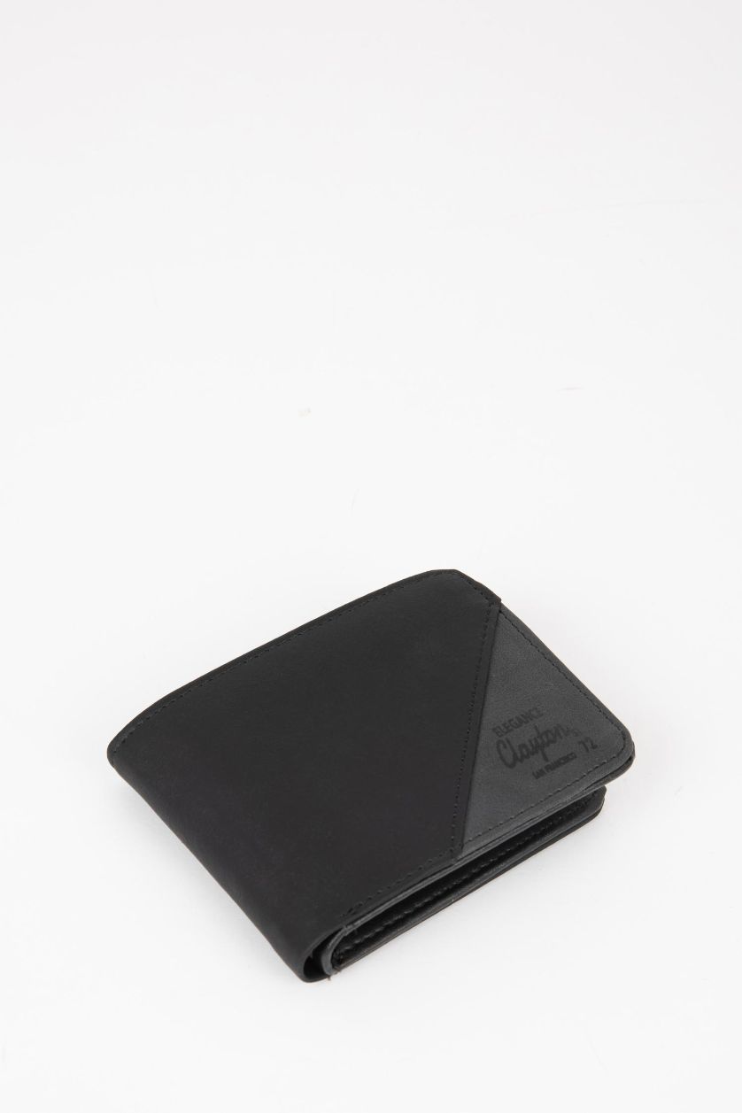 Erkek Siyah Erkek Suni Deri Cüzdan