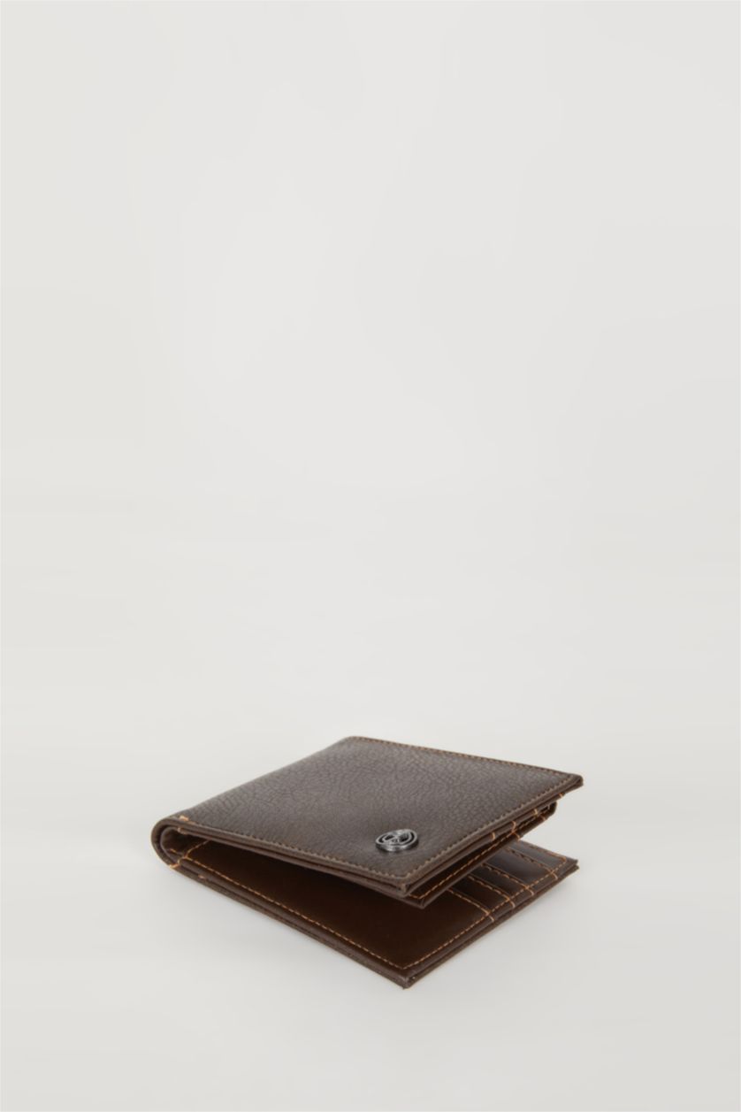 Erkek Kahve Erkek Suni Deri Cüzdan