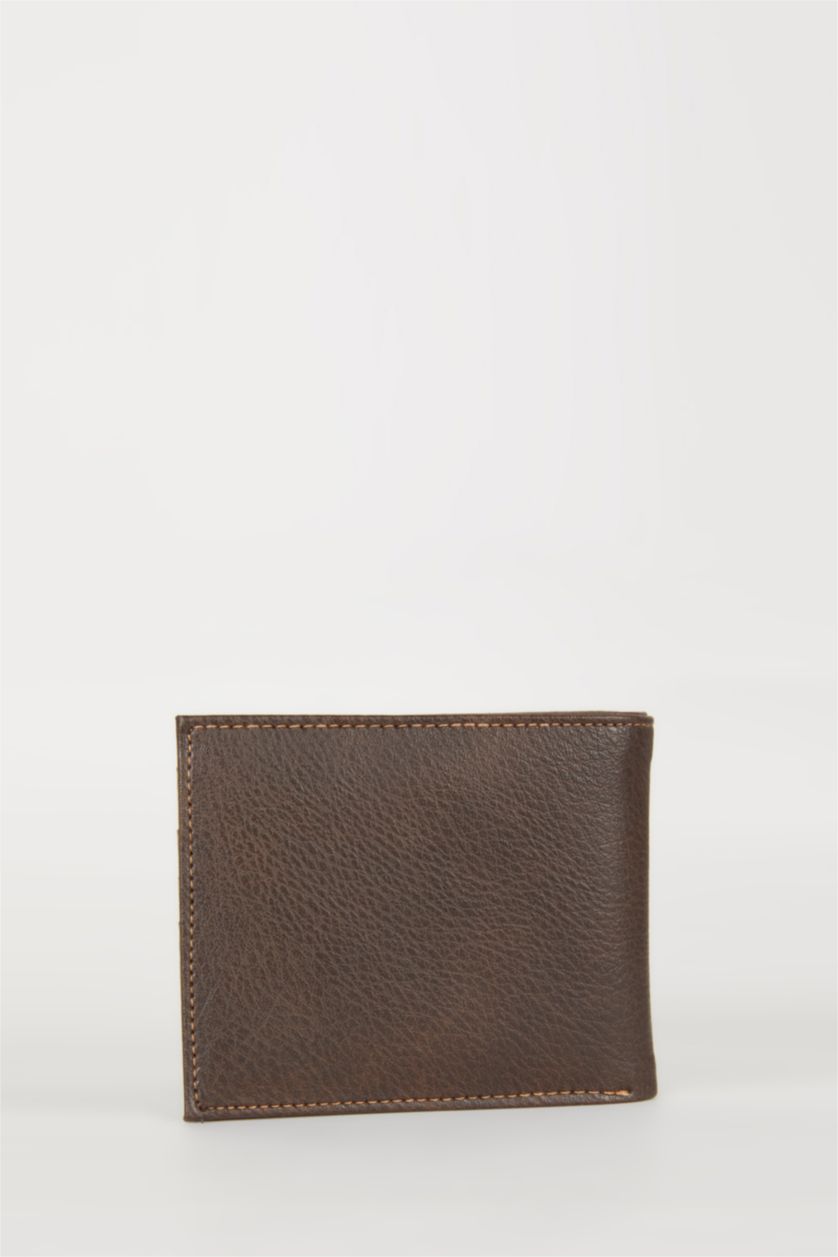 Erkek Kahve Erkek Suni Deri Cüzdan