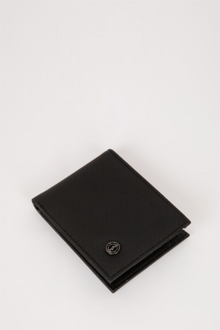 MAN Black Man Faux Leather Wallets