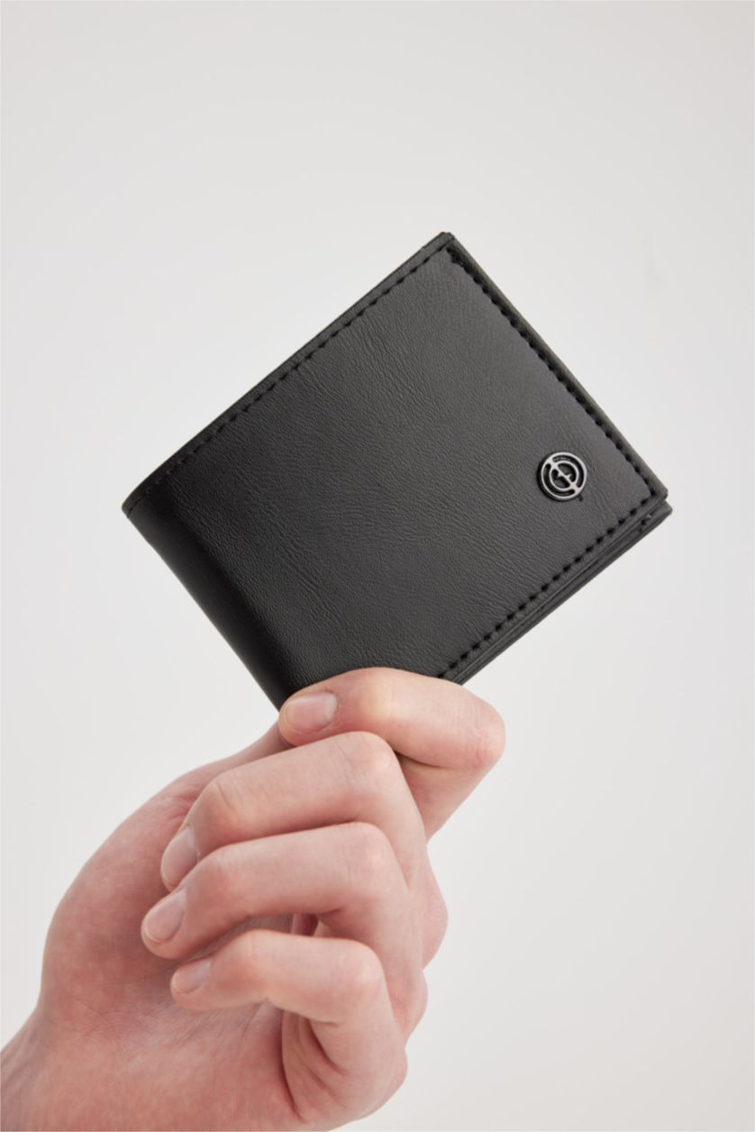 Erkek Siyah Erkek Suni Deri Cüzdan