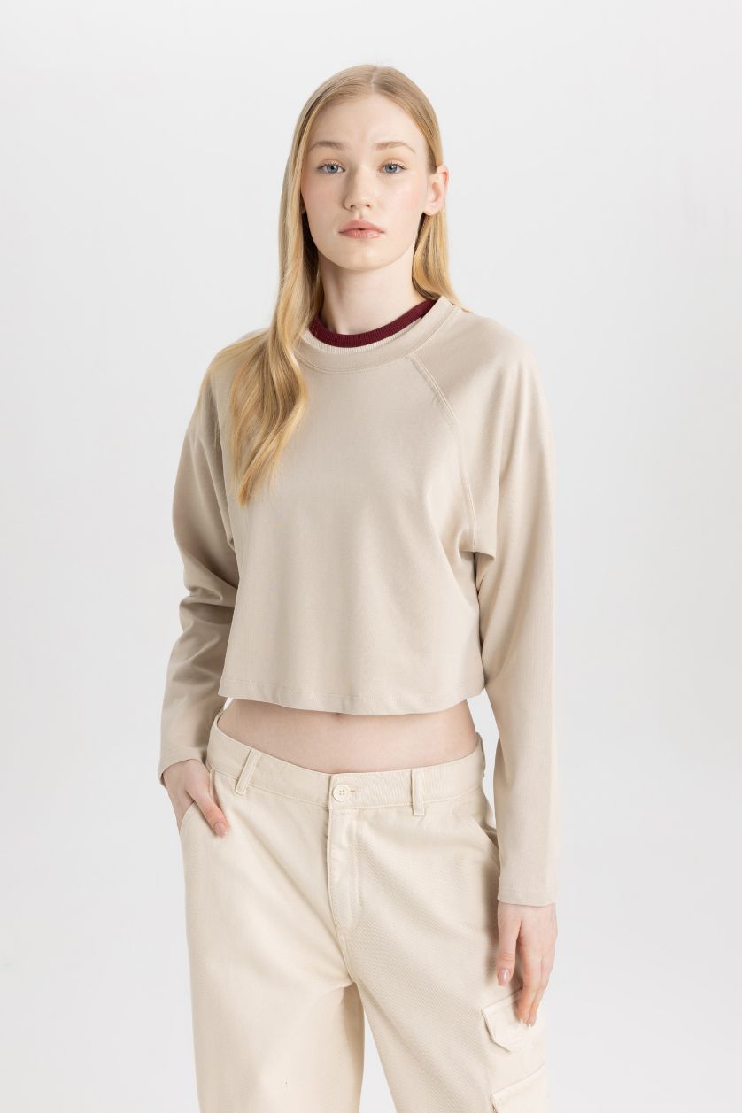 نساء بيج تيشيرت كم طويل قصة فضفاضة