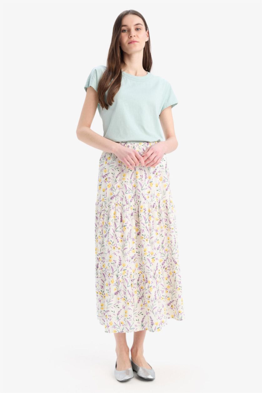Women Light Yellow Midi