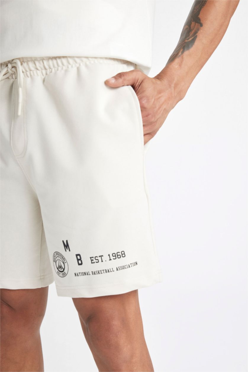 رجالي اللون الحجري شورت قصير قصة عادية من ميلووكي باكس