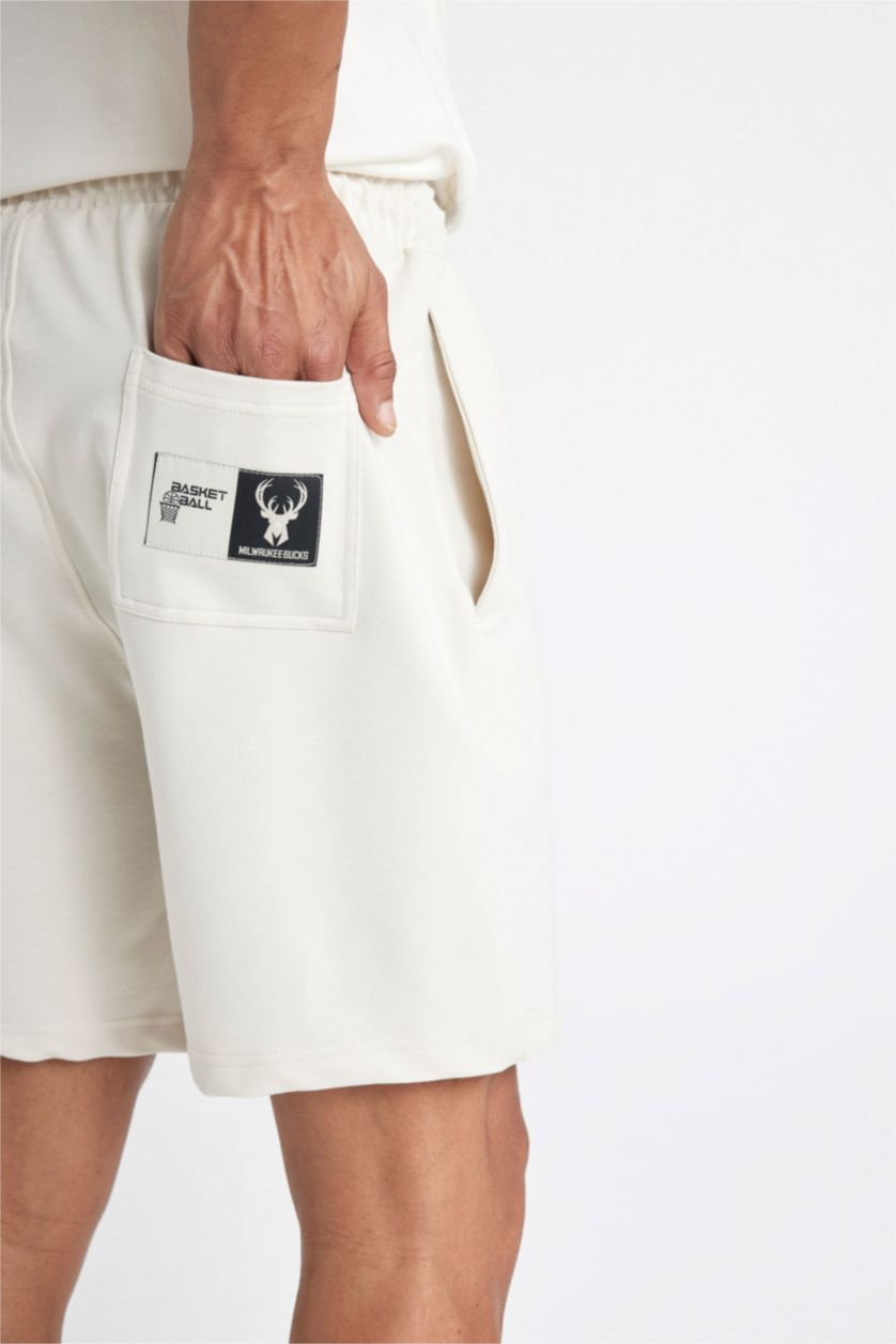 رجالي اللون الحجري شورت قصير قصة عادية من ميلووكي باكس