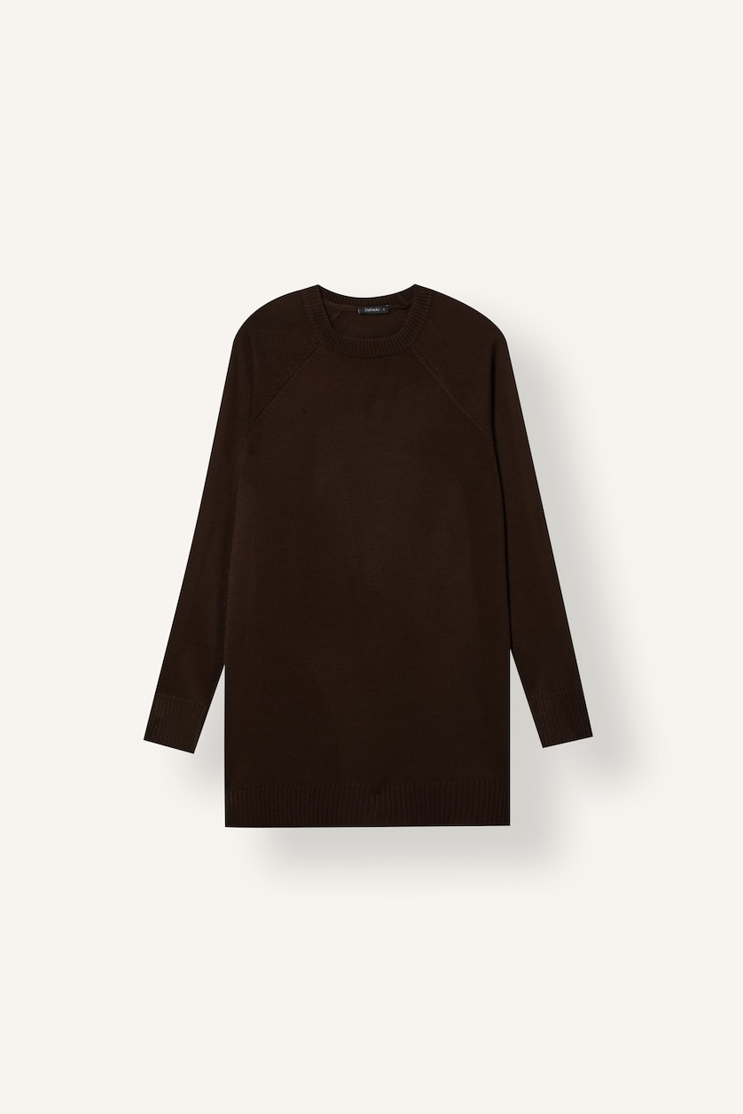 Kadın Kahve Regular Fit Tunik