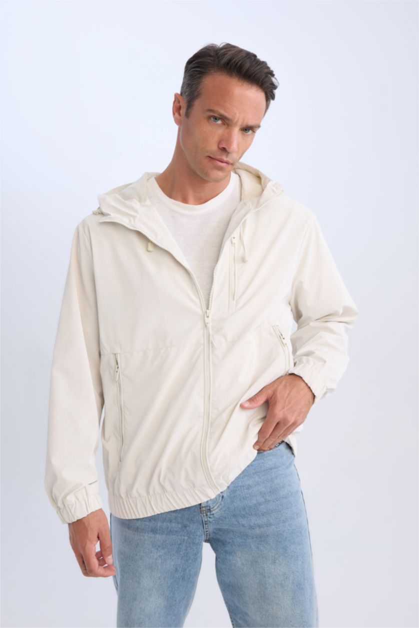 Ерлер Сұр бас киімді Тор төсемі Пальто