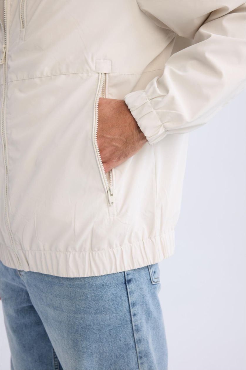 Ерлер Сұр бас киімді Тор төсемі Пальто