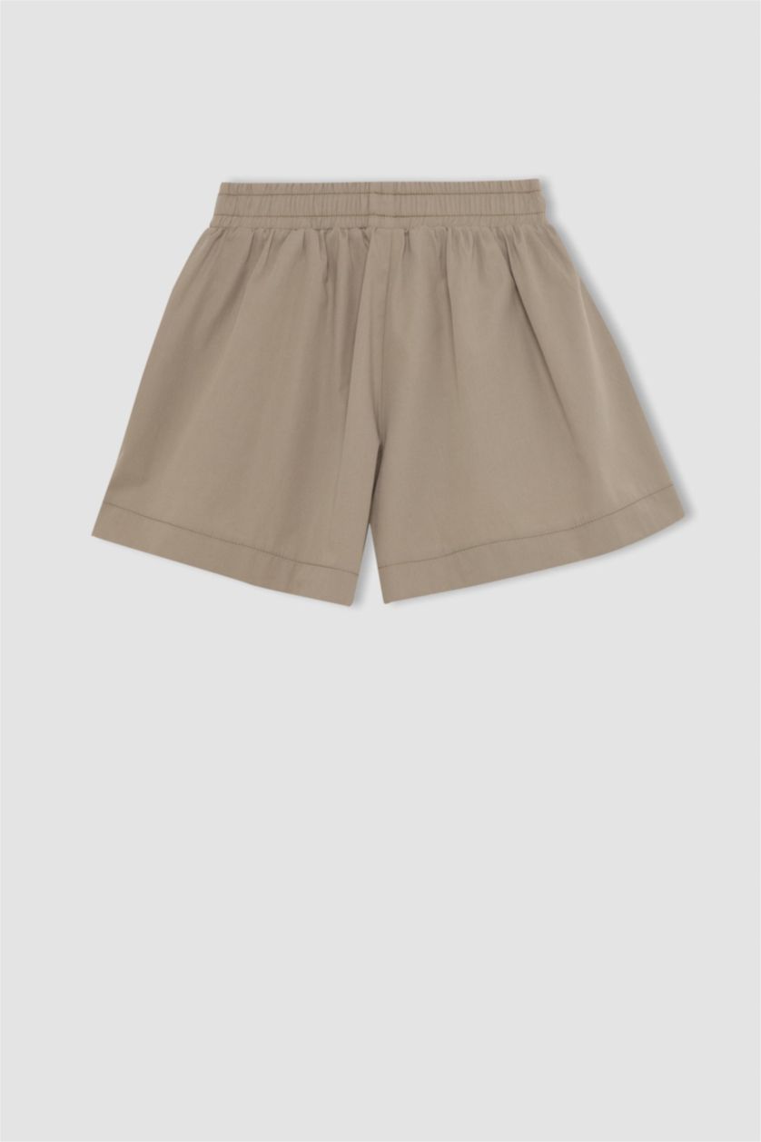 Girls & Teens Light Grey Girl Cotton Shorts