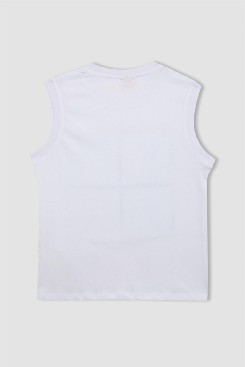 BOYS & TEENS Sax Boy Printed Sleeveless T-Shirt Swim Shorts 2 Piece Set