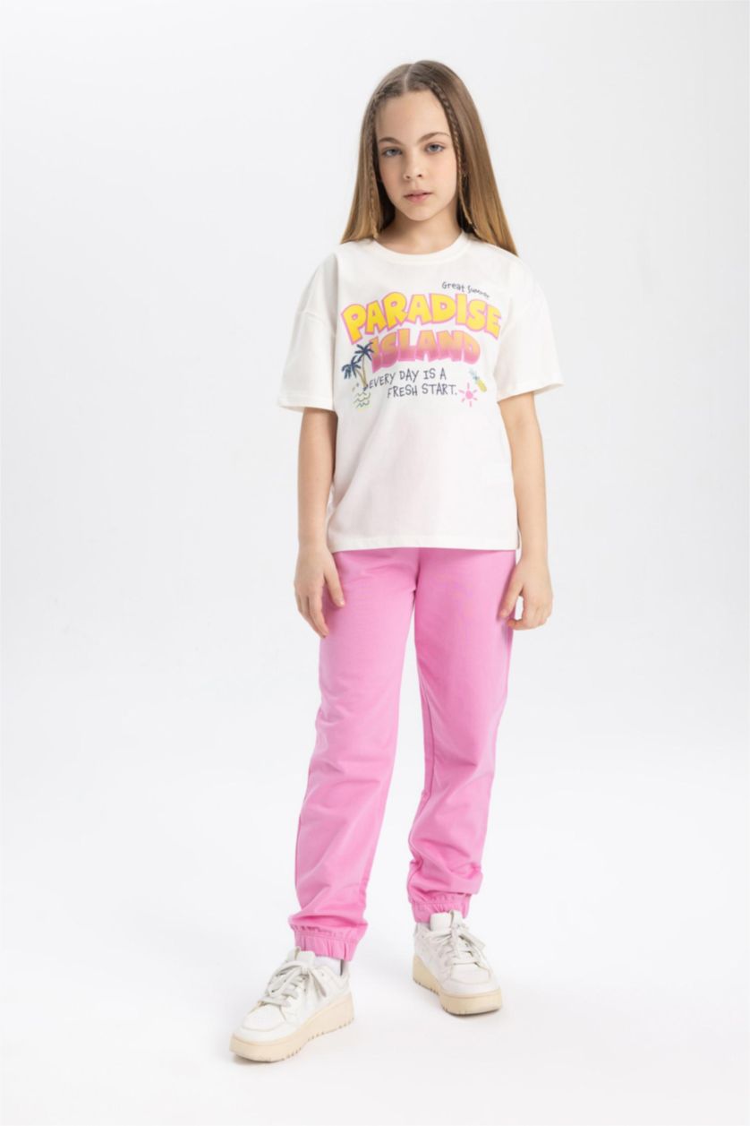 GIRLS & TEENS Pink Girl Jogger Sweatpants