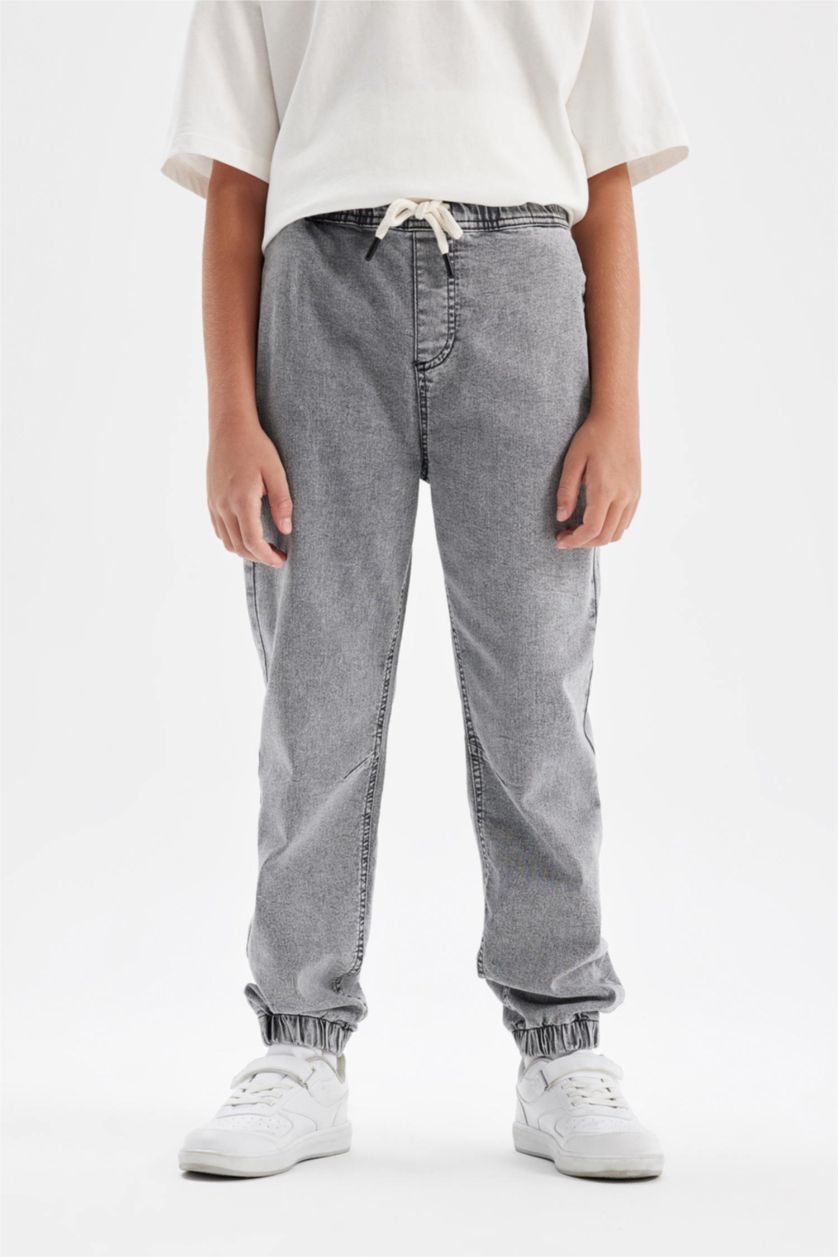 BOYS & TEENS Light Grey Boy Jogger Jeans
